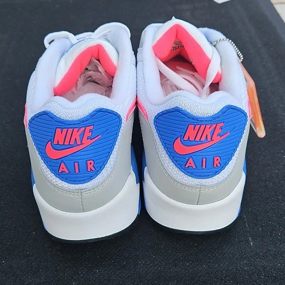 Nike Air Max III Hot Coral, Blue Crystal & White Sneakers - Picture 7 of 12